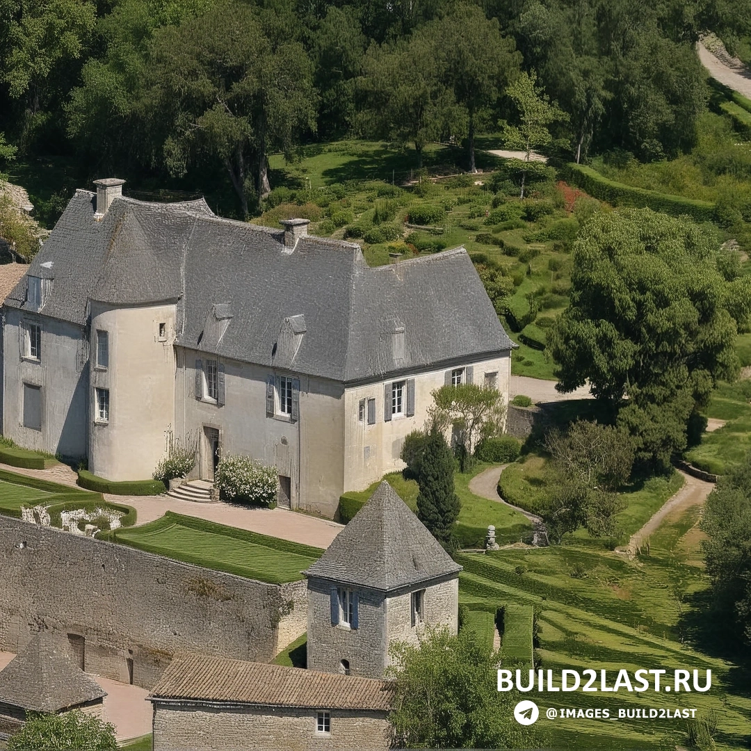 Освещенный сад в вечернее время