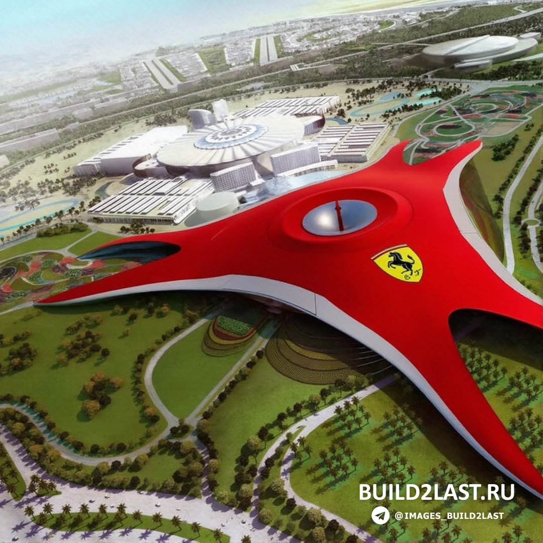 ������������ ���� Ferrari World � ���-����, ������� ��������� �� ���� ������ ����